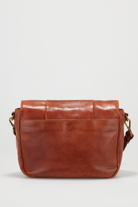 Ava Leather Flapover Bag