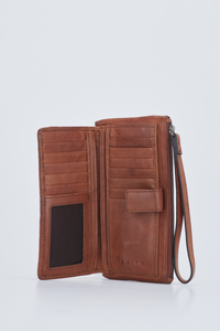Wilma Leather Tab & Wrist Wallet