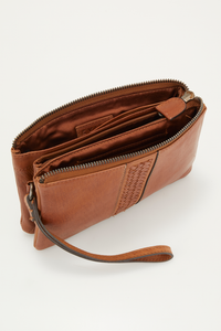 Cara Leather Wristlet