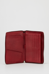 Maya Leather Large Travel Wallet