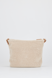 Rayon Crochet Crossbody Bag