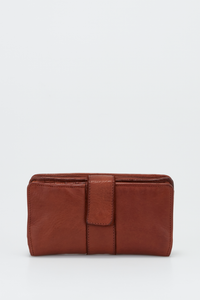 Leather Large Tab Wallet