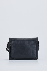 Gwen Leather Stitch Flapover Bag