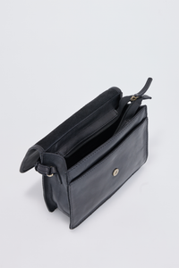 Gwen Leather Stitch Flapover Bag