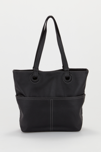 Contrast Stitch Tote Bag