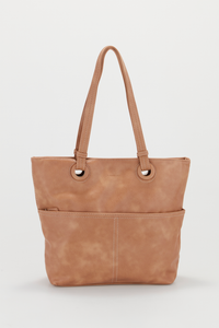 Contrast Stitch Tote Bag