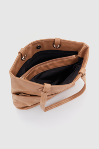 Contrast Stitch Tote Bag