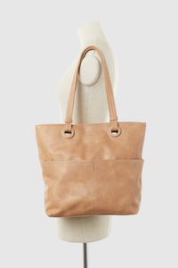 Contrast Stitch Tote Bag