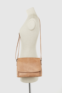 Contrast Stitch Crossbody Bag