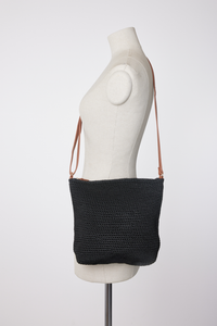 Rayon Crochet Crossbody Bag