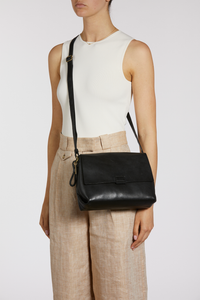Piper Leather Flapover Bag