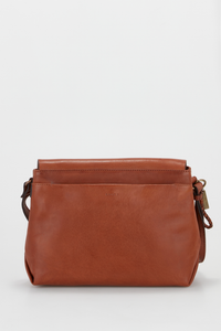 Piper Leather Flapover Bag