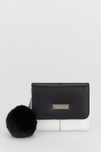 Small Two Tone Trifold Wallet