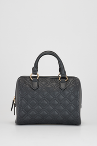 Quilted Small Barrel Bag