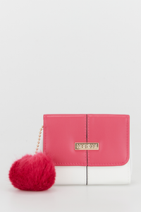 Small Two Tone Trifold Wallet