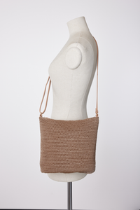 Rayon Crochet Crossbody Bag