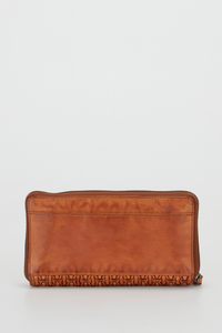 Cleo Leather Zip Around Wallet