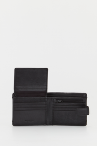RFID Leather Tab Wallet