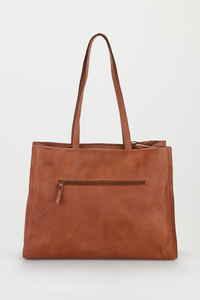 Una Leather Work Tote Bag