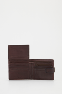 RFID Leather Tab Wallet