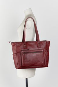 Ana Leather Tote Bag