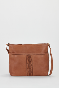 Ash Leather Large Crossbody Bag
