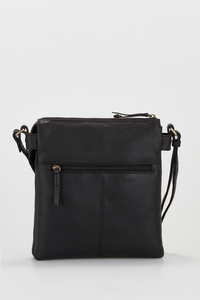 Bry Leather Slim Crossbody Bag