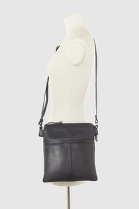 Bry Leather Slim Crossbody Bag
