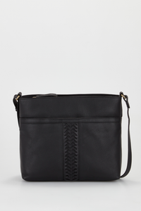 Ash Leather Large Crossbody Bag