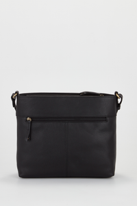 Ash Leather Large Crossbody Bag