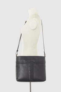 Ash Leather Large Crossbody Bag