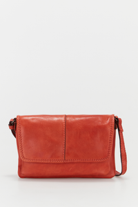Alba Leather Small Flapover Bag