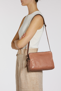 Maya Leather Compartment Bag