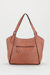 Maya Leather Buckle Tote Bag