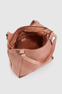 Maya Leather Buckle Tote Bag