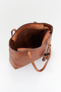 Pia Leather Tote Bag