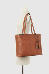 Pia Leather Tote Bag