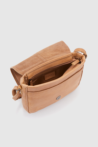 Bella Leather Flapover Bag