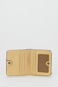 Maya Leather Press Stud CC Wallet
