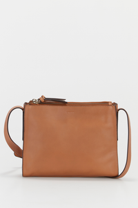 Calla Leather Slim Crossbody Bag
