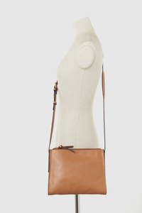 Calla Leather Slim Crossbody Bag