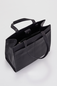 Lees Leather Square Shopper Bag