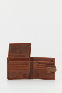 RFID Leather Tab Wallet