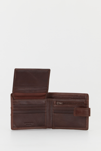 RFID Leather Tab Wallet