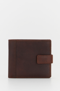 RFID Leather Tab Wallet