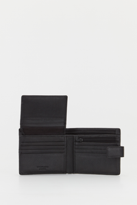 RFID Leather Tab Wallet