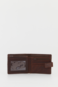 RFID Leather Tab Wallet