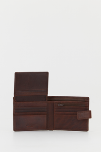 RFID Leather Tab Wallet