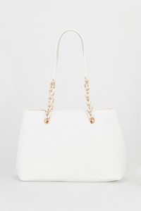 Cassie Quilted Tote Bag