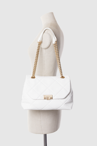 Cassie Large Quilt Flapover Bag